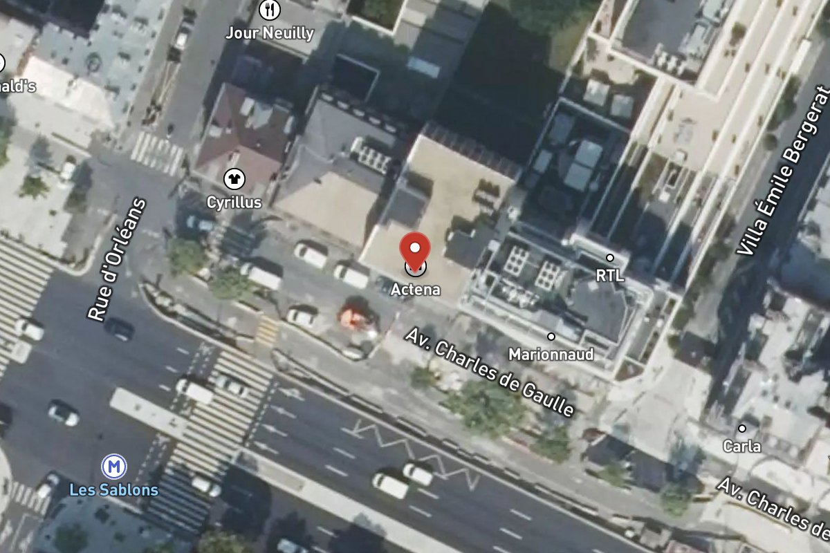 Vue satellite — 58 Avenue Charles de Gaulle