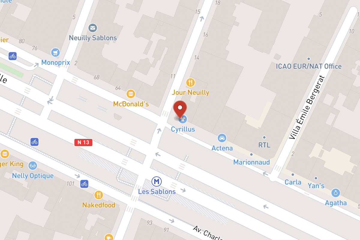 Plan de situation — 60BIS Avenue Charles de Gaulle