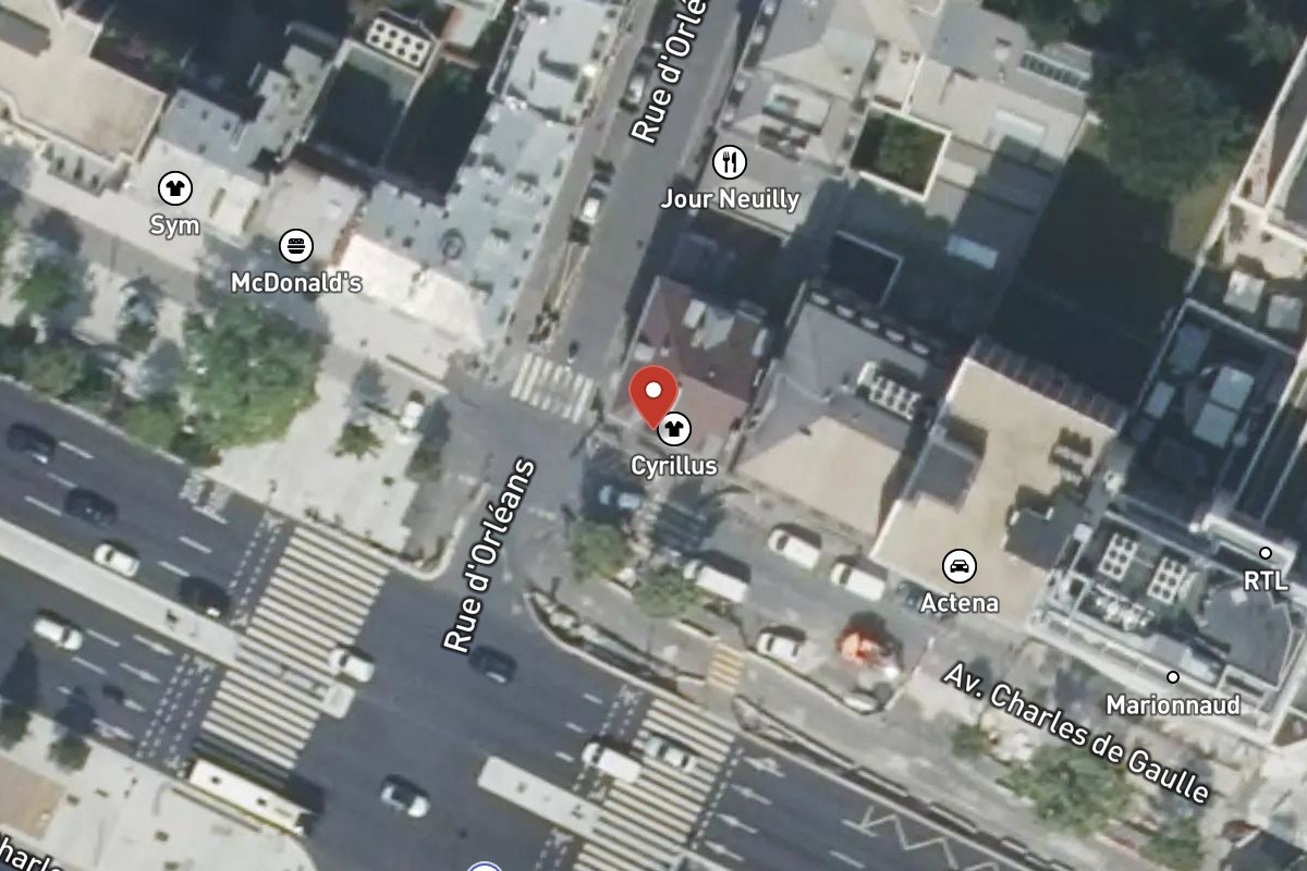 Vue satellite — 60BIS Avenue Charles de Gaulle