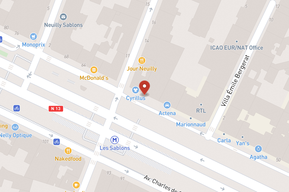 Plan de situation — 60 Avenue Charles de Gaulle