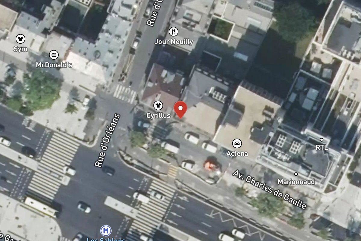 Vue satellite — 60 Avenue Charles de Gaulle