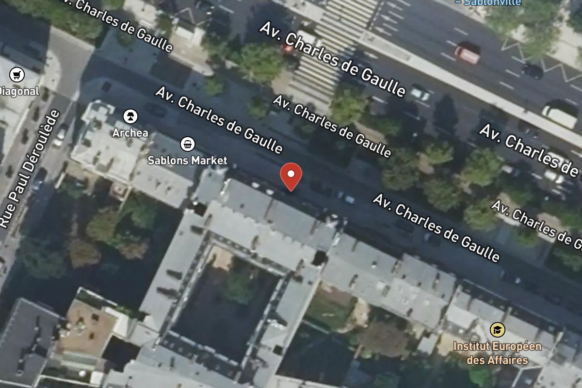 Vue satellite — 61 Avenue Charles de Gaulle