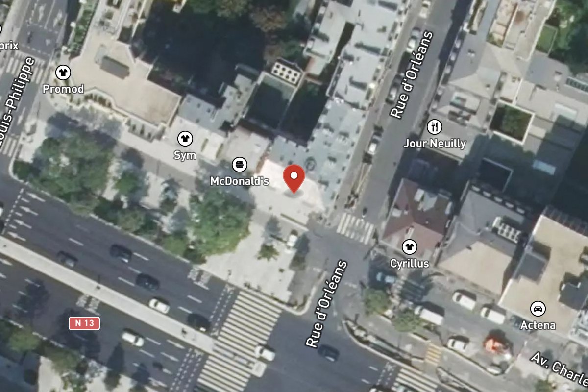 Vue satellite — 62 Avenue Charles de Gaulle