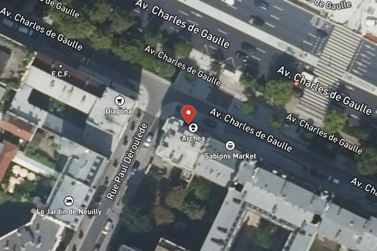 Vue satellite — 65 Avenue Charles de Gaulle