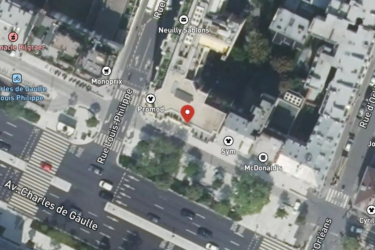 Vue satellite — 68 Avenue Charles de Gaulle