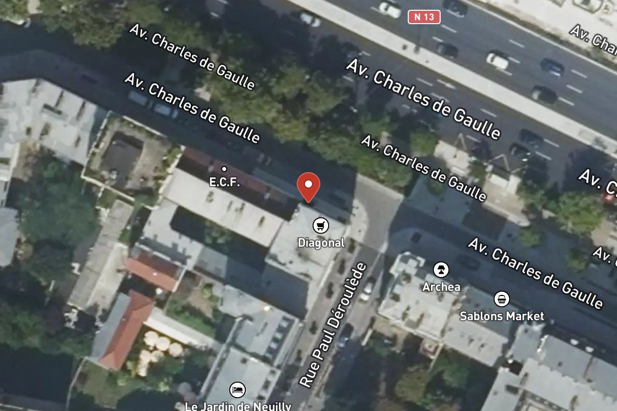 Vue satellite — 69 Avenue Charles de Gaulle