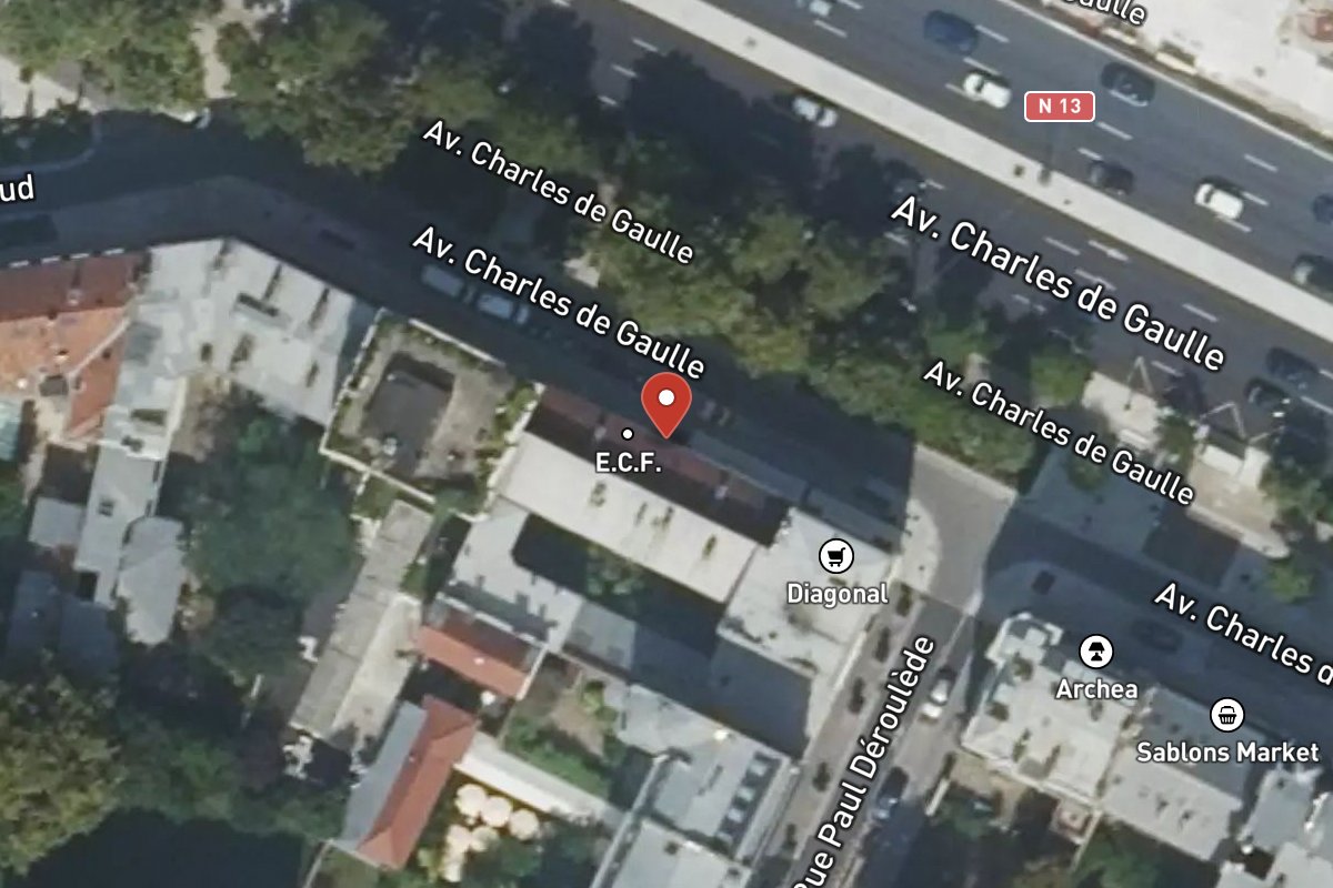 Vue satellite — 71 Avenue Charles de Gaulle