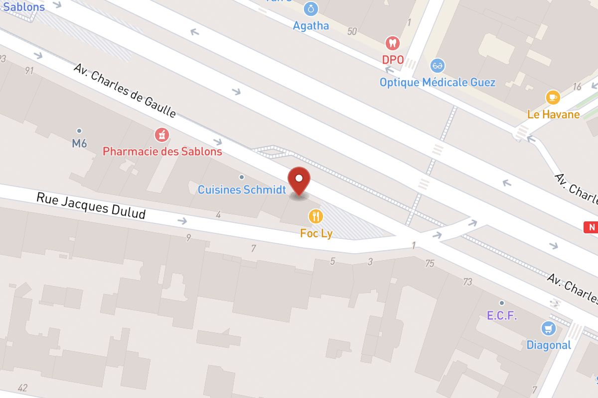 Plan de situation — 79 Avenue Charles de Gaulle