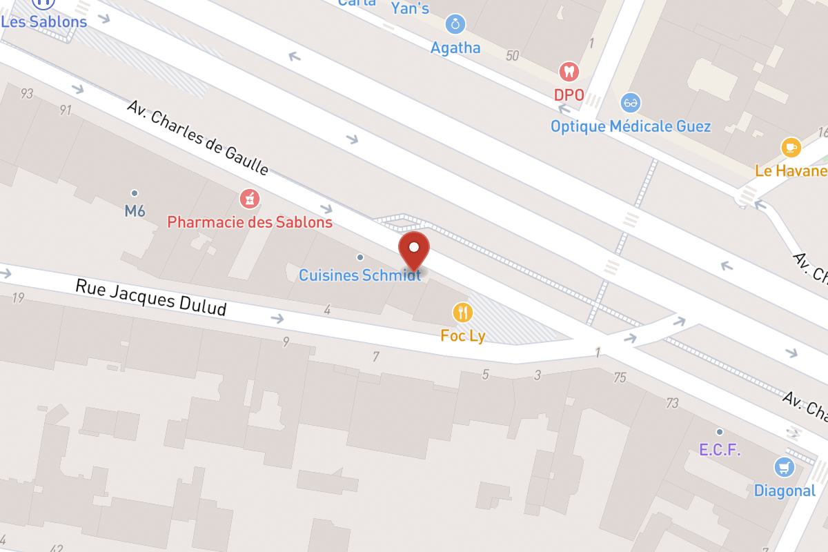 Plan de situation — 81 Avenue Charles de Gaulle