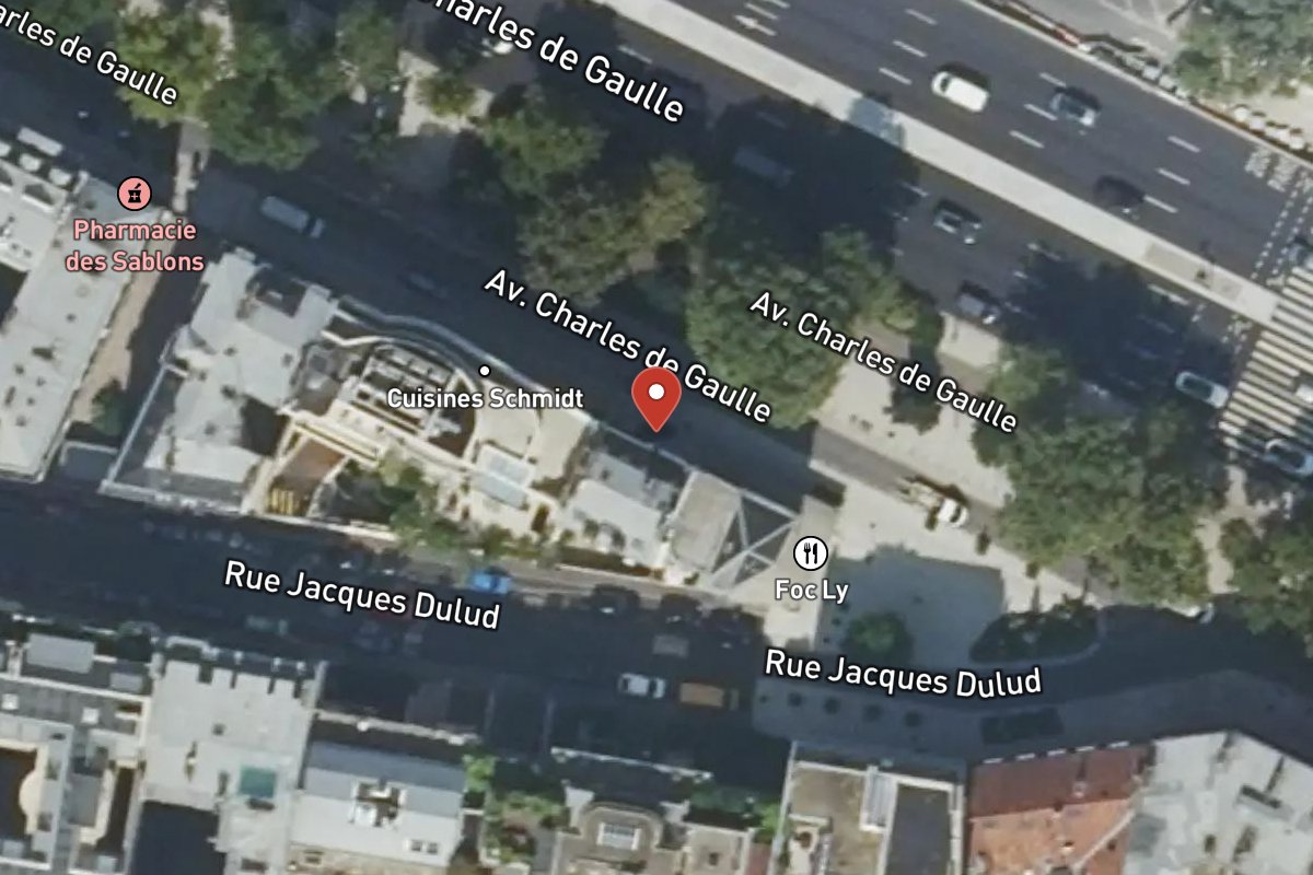 Vue satellite — 81 Avenue Charles de Gaulle