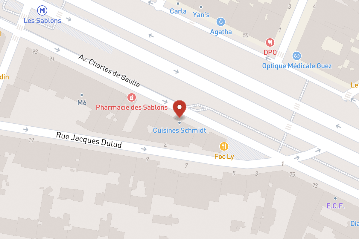 Plan de situation — 83 Avenue Charles de Gaulle