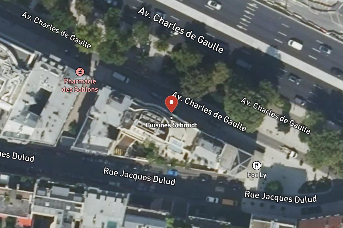 Vue satellite — 83 Avenue Charles de Gaulle