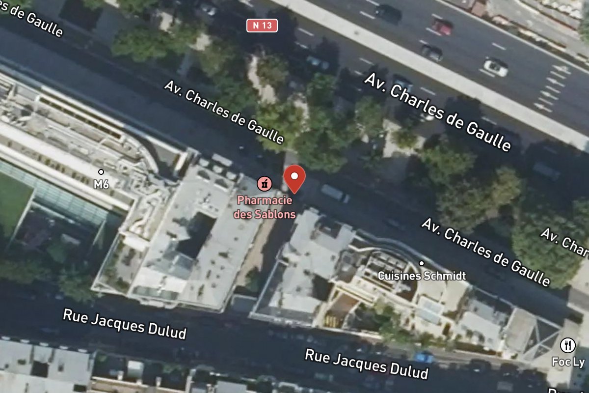 Vue satellite — 85 Avenue Charles de Gaulle