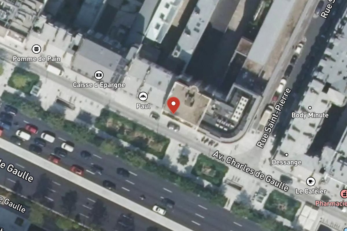 Vue satellite — 88BIS Avenue Charles de Gaulle