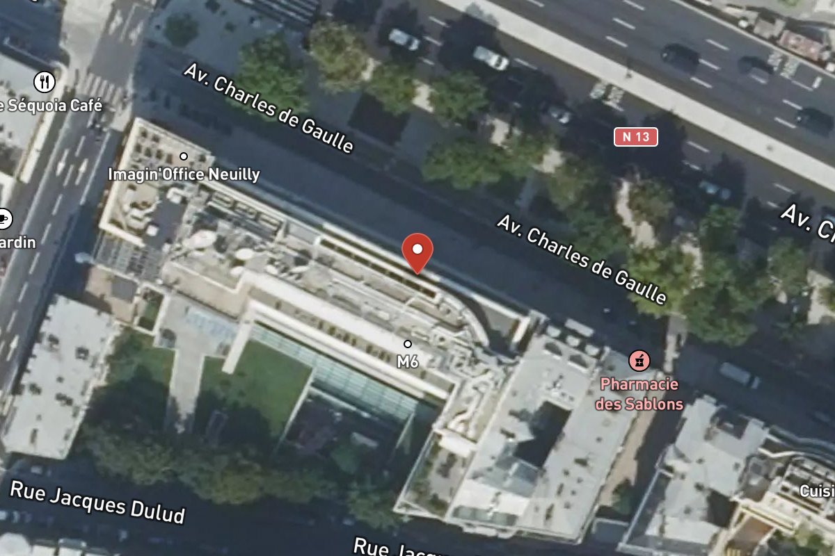 Vue satellite — 89 Avenue Charles de Gaulle