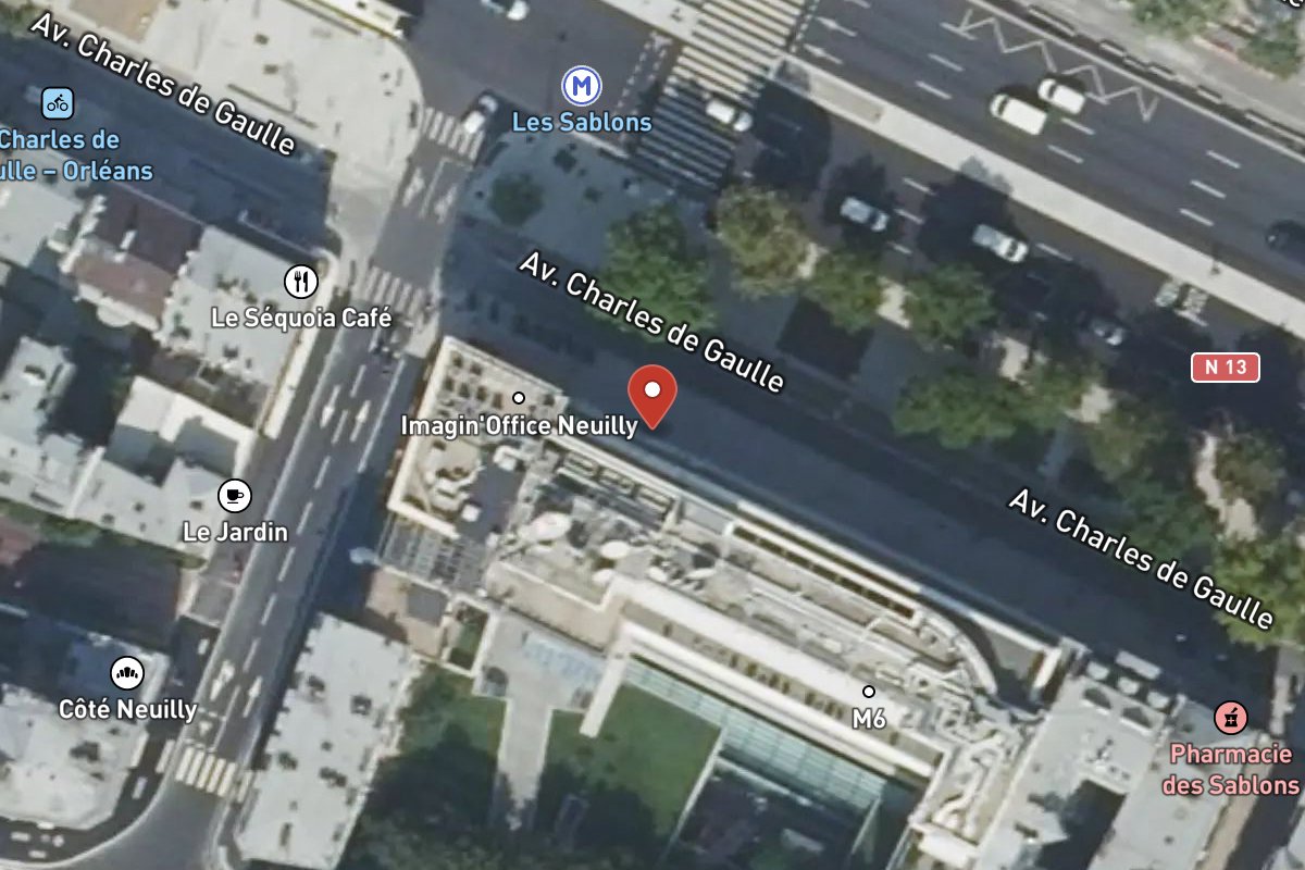 Vue satellite — 91 Avenue Charles de Gaulle
