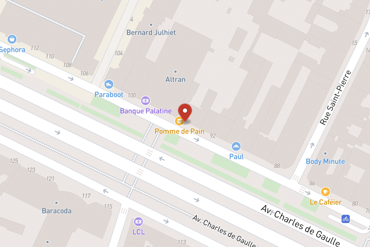 Plan de situation — 94 Avenue Charles de Gaulle