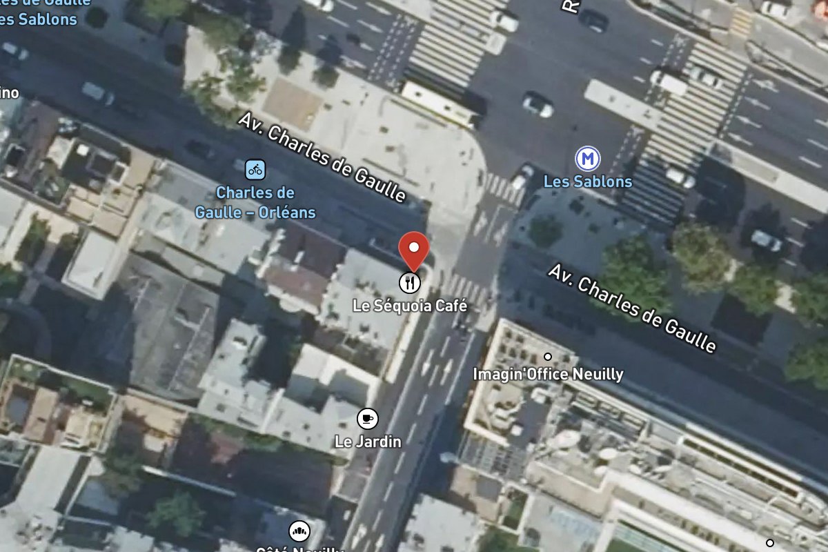 Vue satellite — 95 Avenue Charles de Gaulle