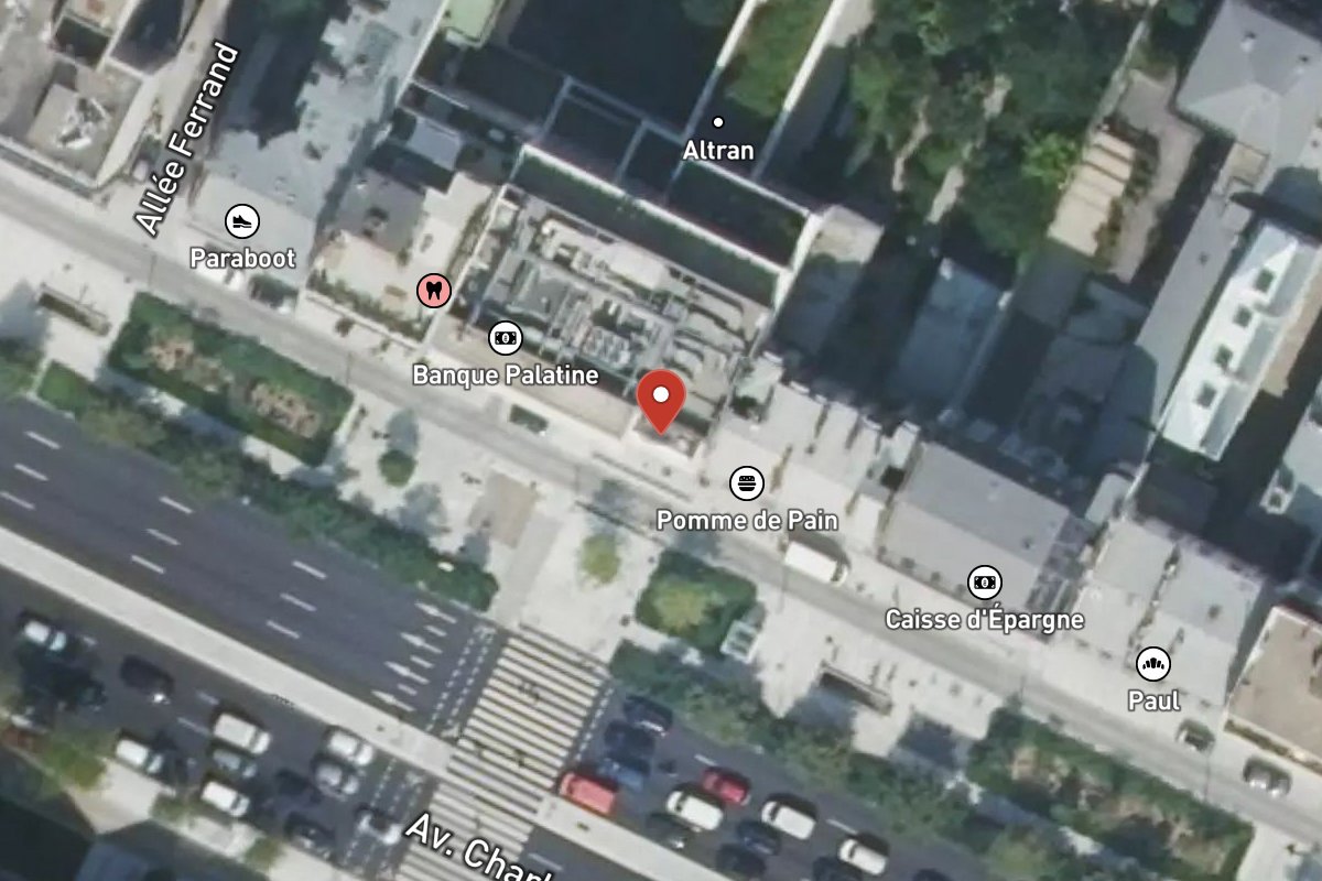 Vue satellite — 96 Avenue Charles de Gaulle