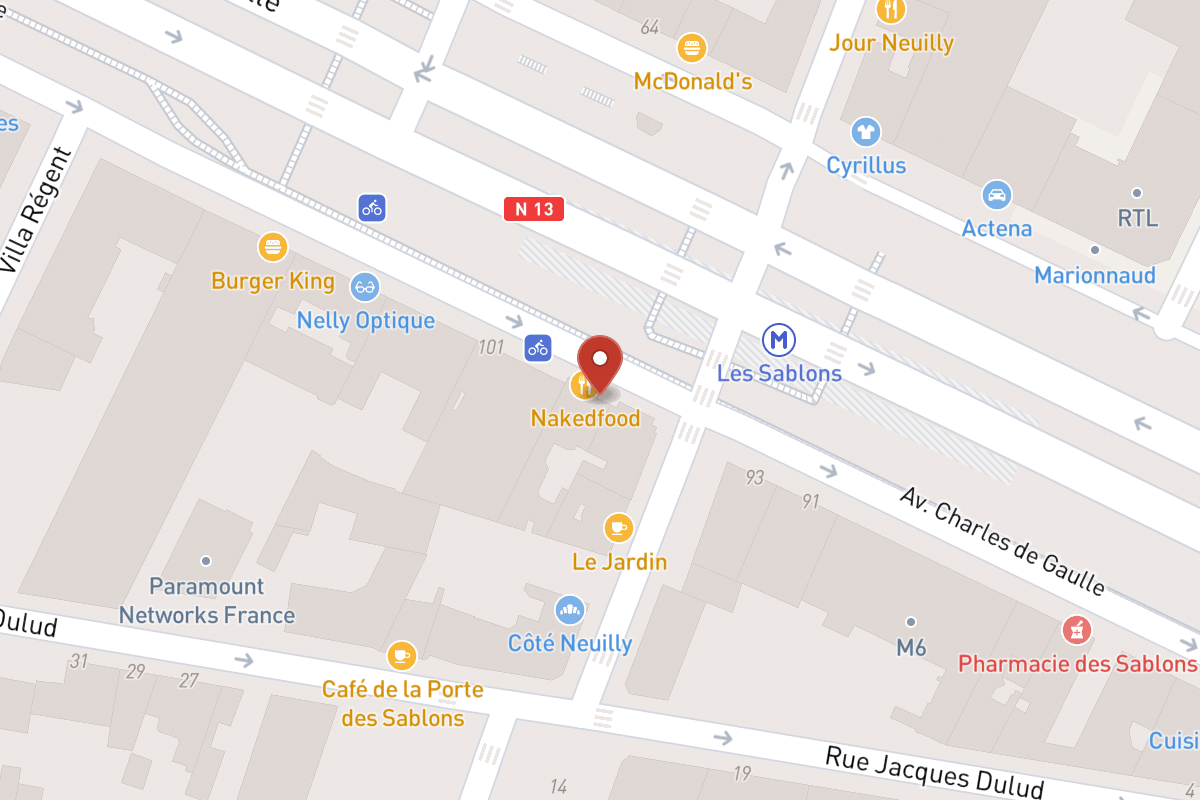 Plan de situation — 97 Avenue Charles de Gaulle