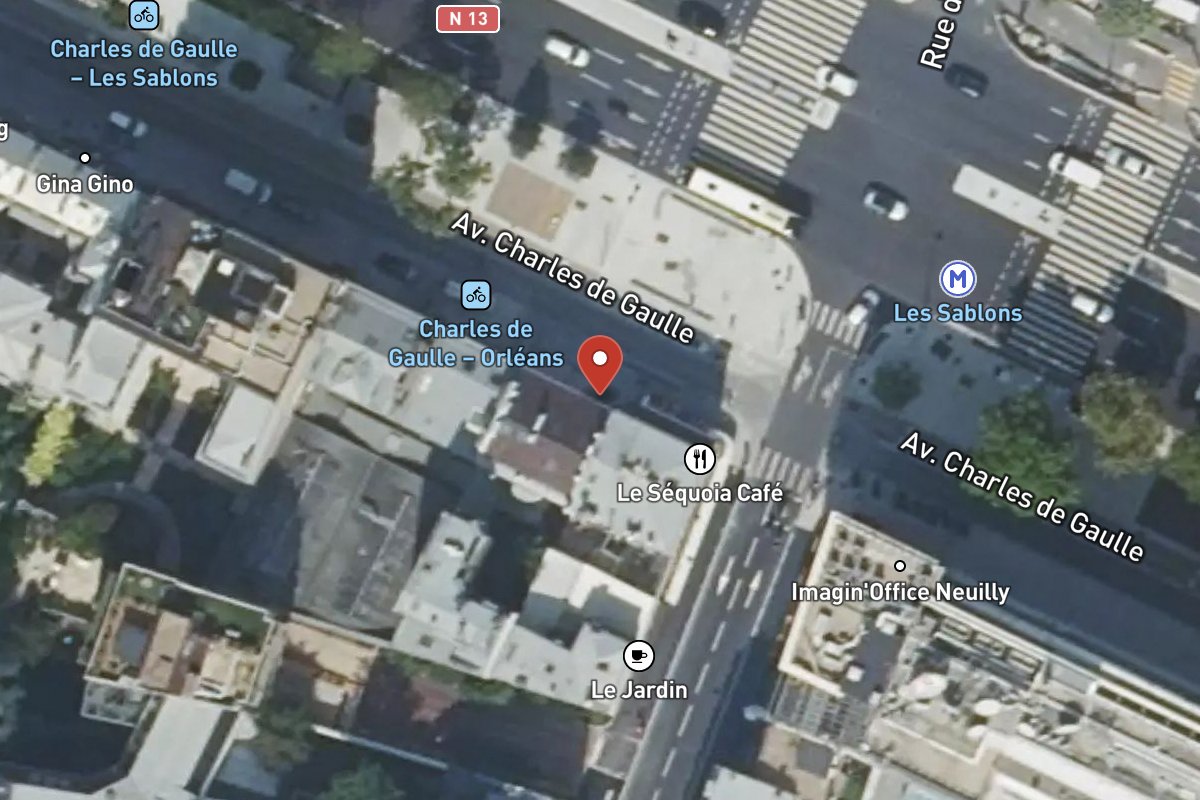 Vue satellite — 97 Avenue Charles de Gaulle