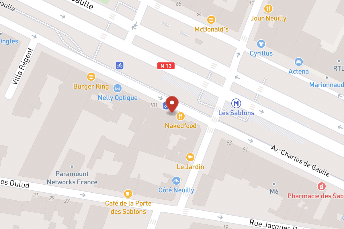 Plan de situation — 99 Avenue Charles de Gaulle