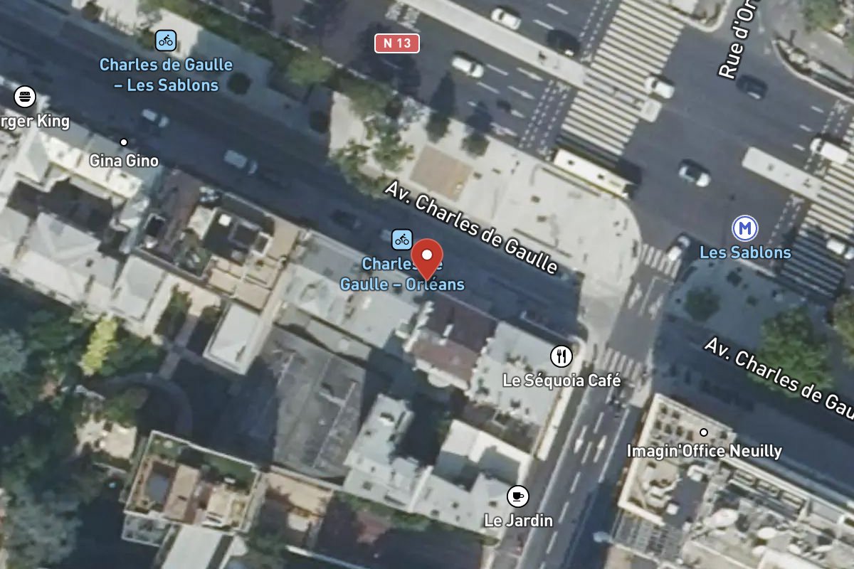 Vue satellite — 99 Avenue Charles de Gaulle