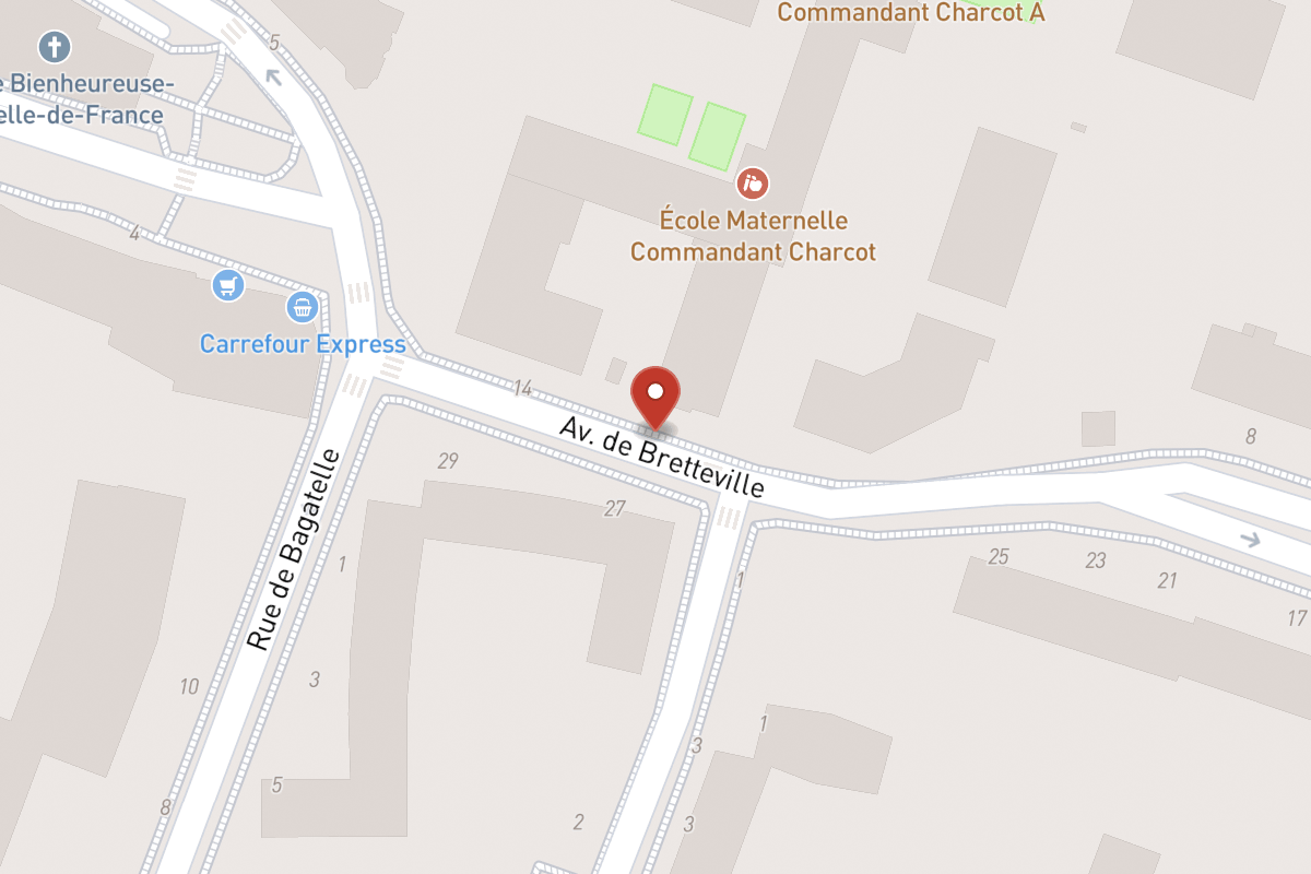 Plan de situation — 10 Avenue de Bretteville