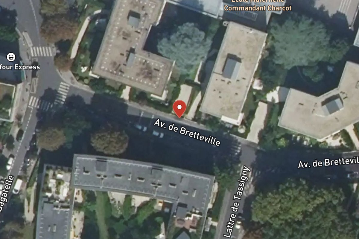 Vue satellite — 12 Avenue de Bretteville