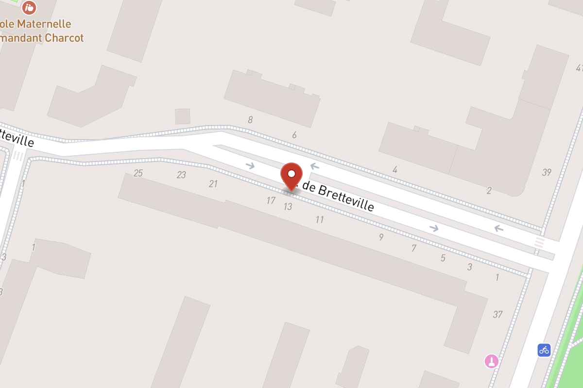Plan de situation — 13 Avenue de Bretteville