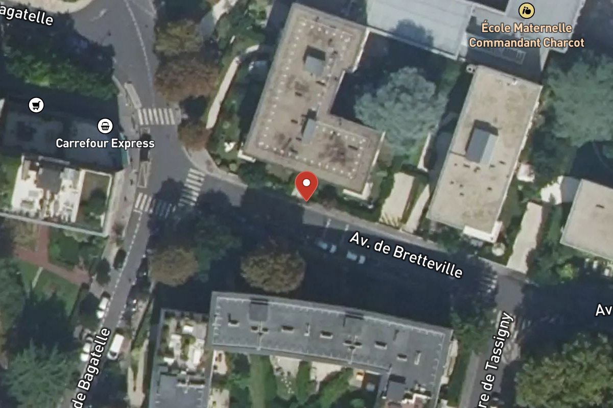 Vue satellite — 14 Avenue de Bretteville