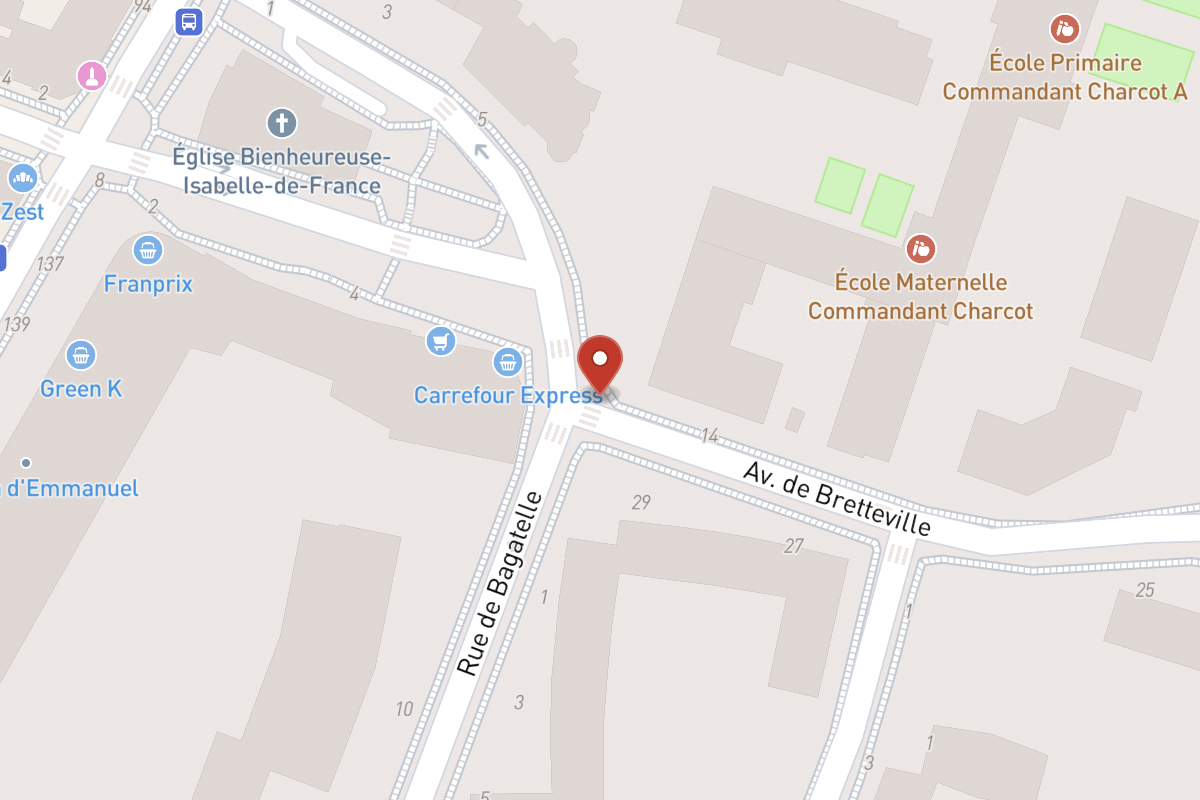 Plan de situation — 16 Avenue de Bretteville
