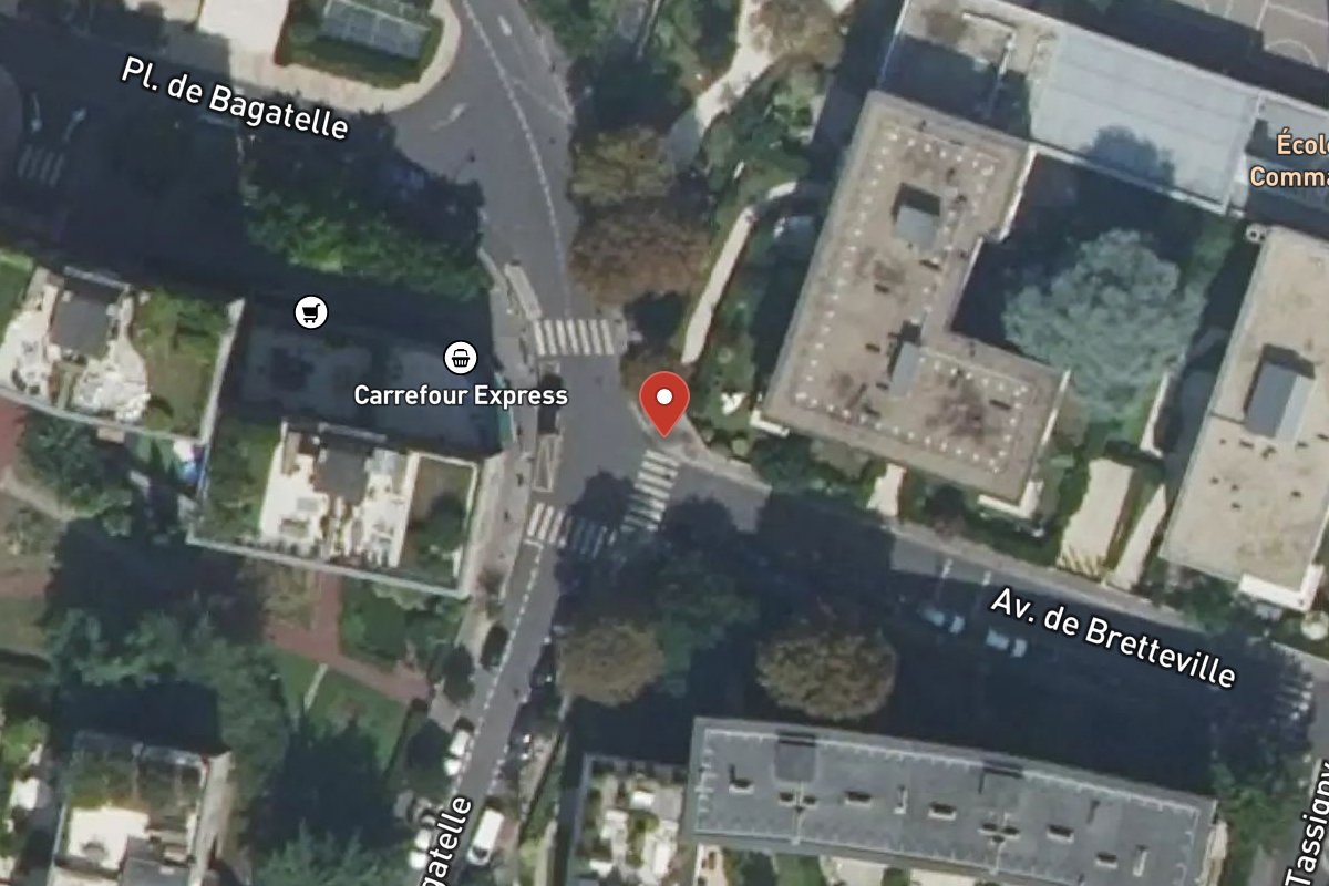 Vue satellite — 16 Avenue de Bretteville