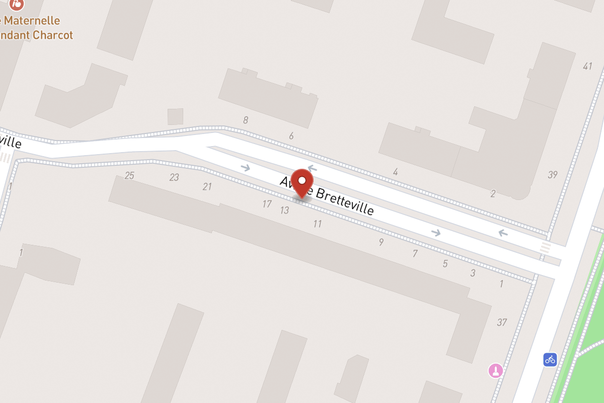 Plan de situation — 17 Avenue de Bretteville