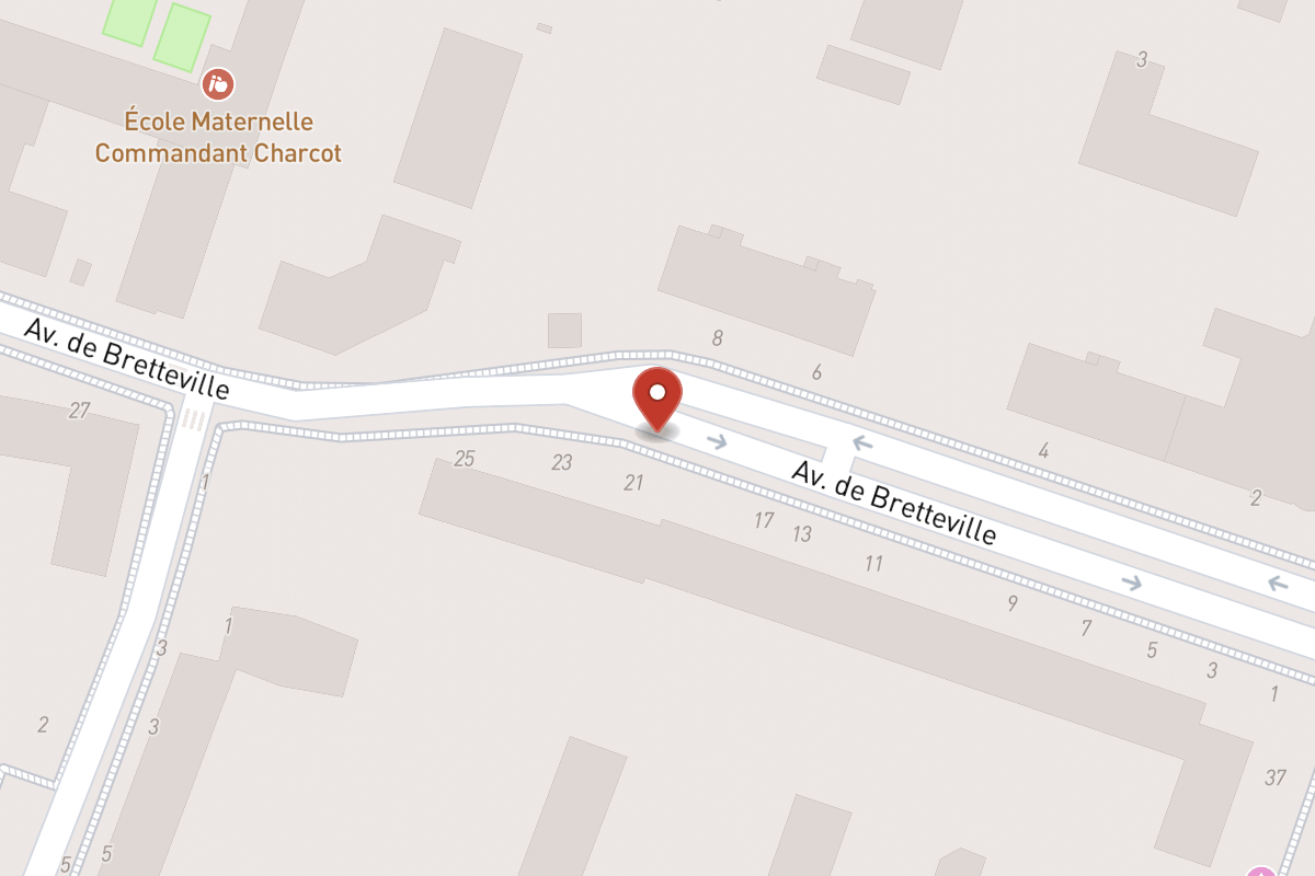 Plan de situation — 19 Avenue de Bretteville