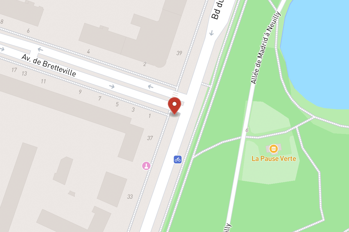 Plan de situation — 1 Avenue de Bretteville
