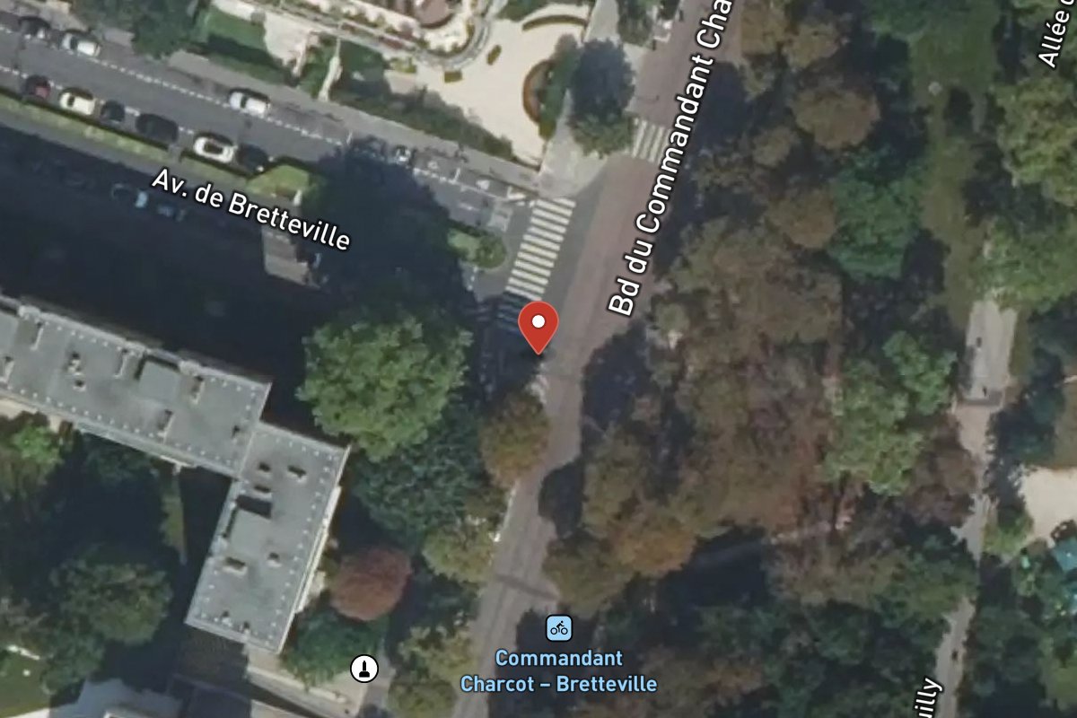 Vue satellite — 1 Avenue de Bretteville