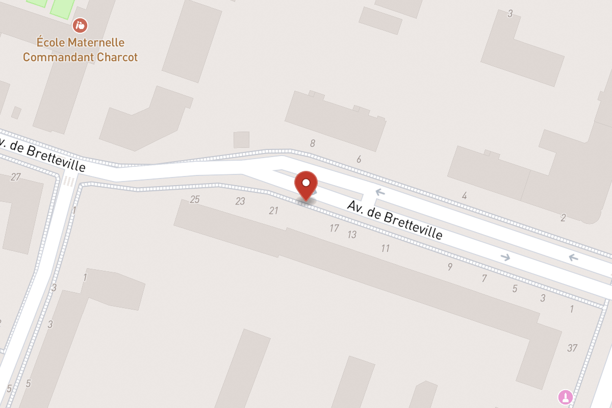Plan de situation — 21 Avenue de Bretteville