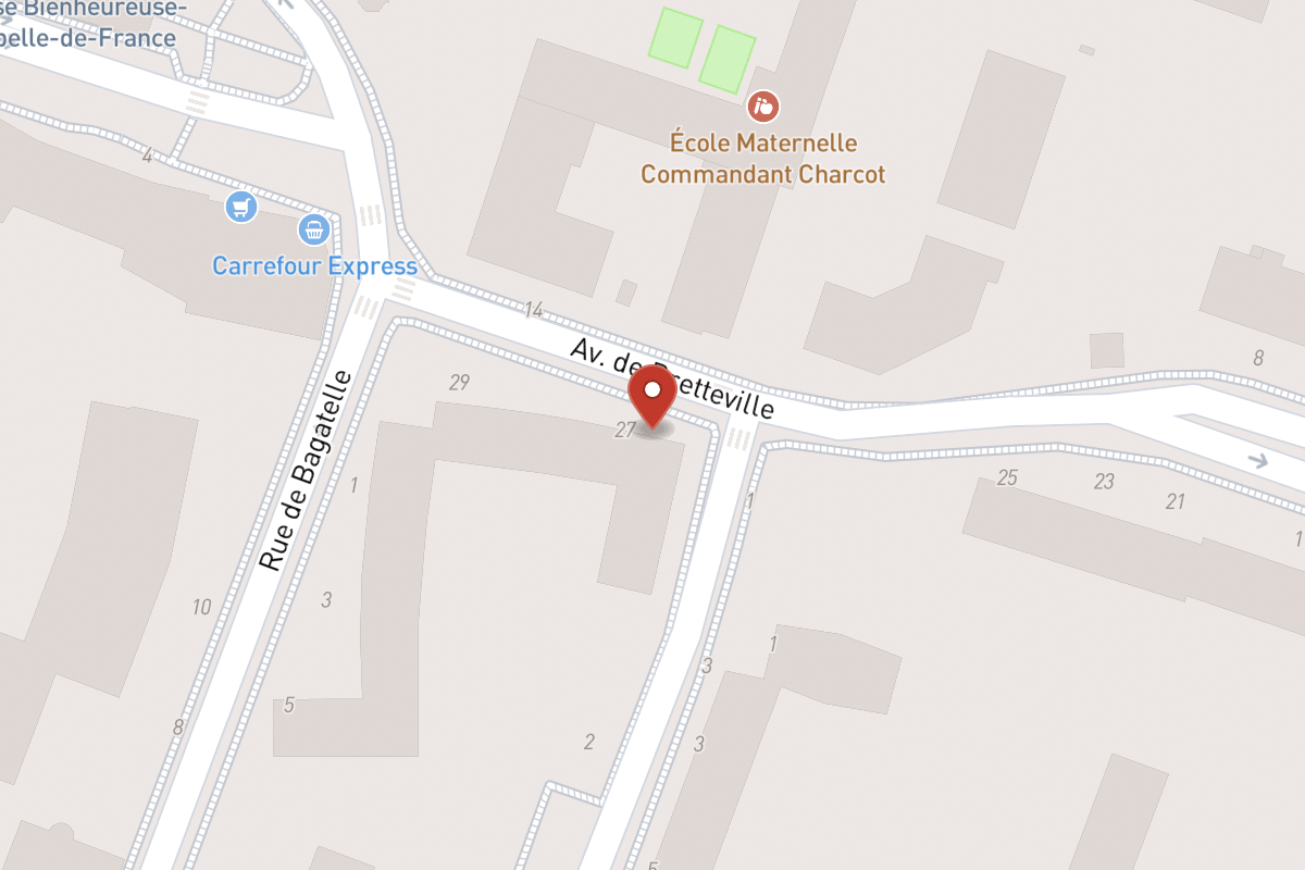 Plan de situation — 27 Avenue de Bretteville