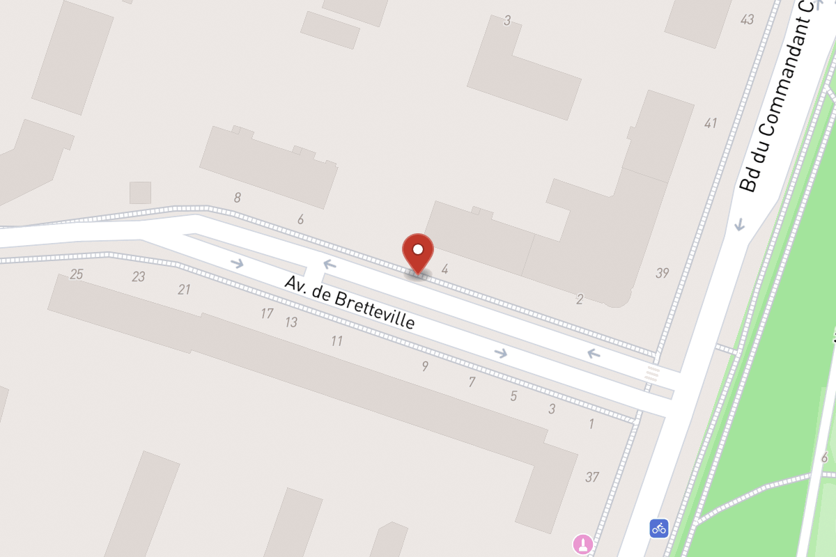 Plan de situation — 4 Avenue de Bretteville