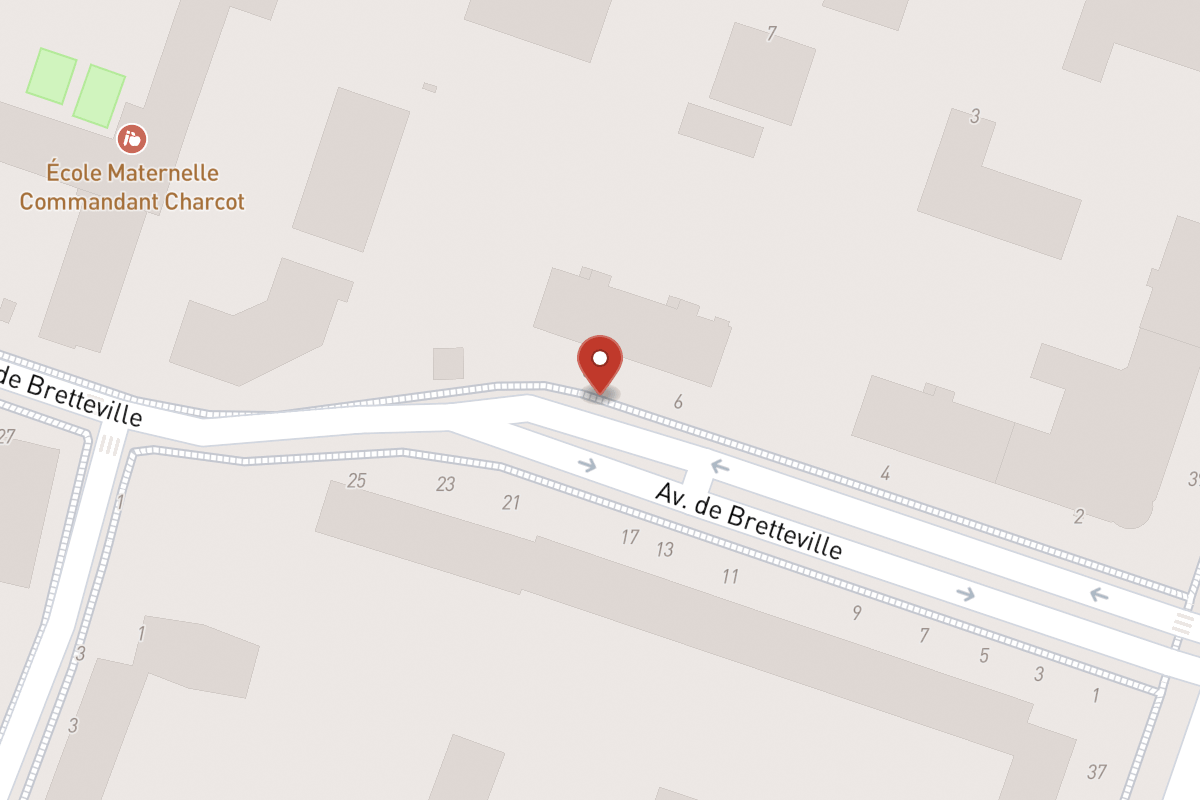 Plan de situation — 8 Avenue de Bretteville