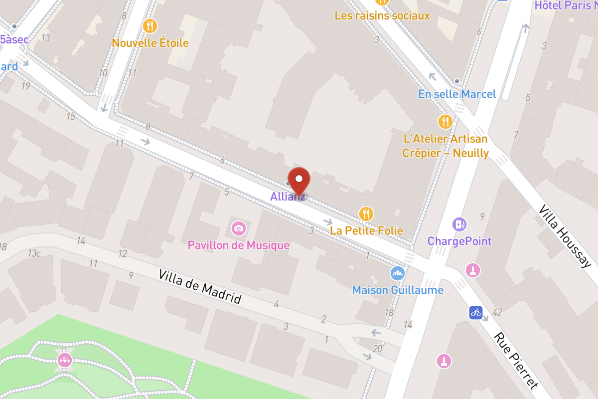 Plan de situation — 10 Avenue de Madrid