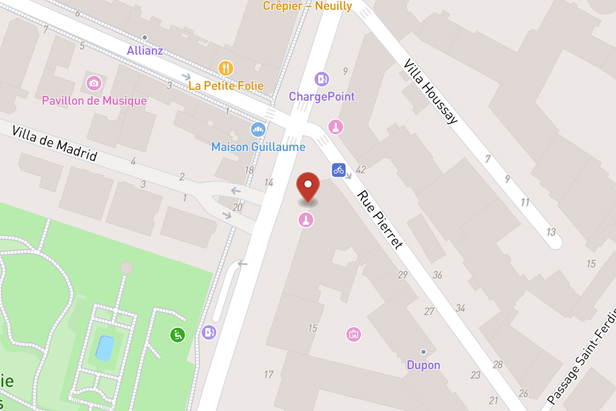 Plan de situation — 11BIS Avenue de Madrid