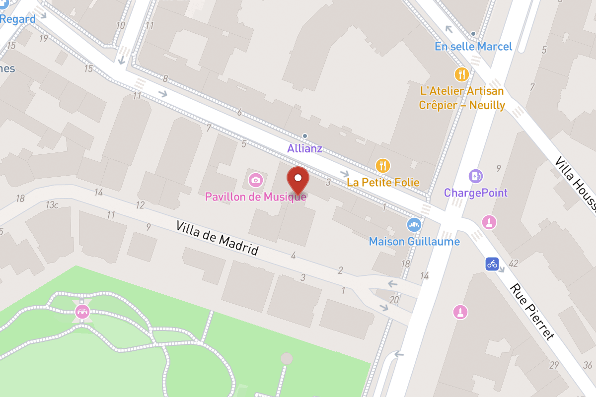 Plan de situation — 11 Avenue de Madrid