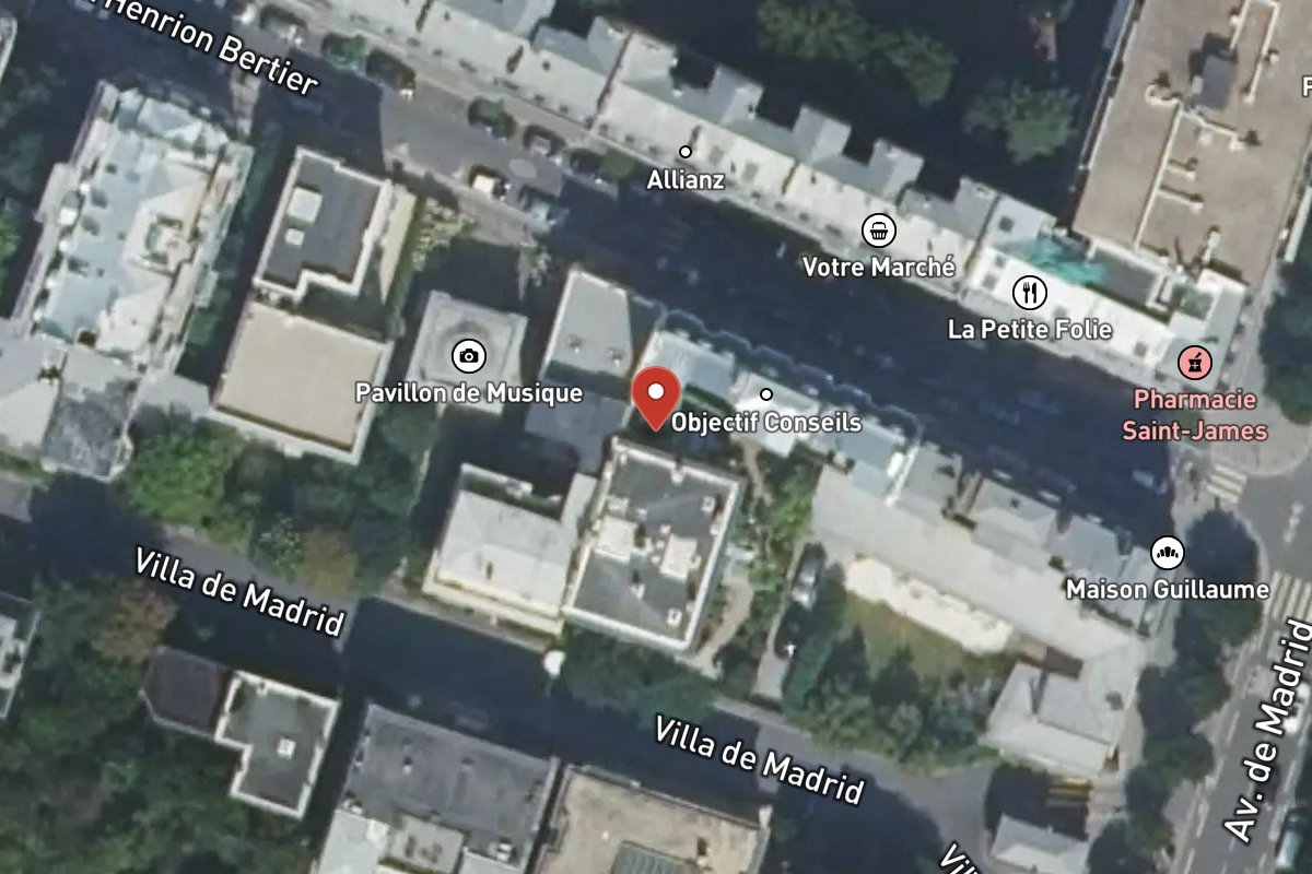 Vue satellite — 11 Avenue de Madrid