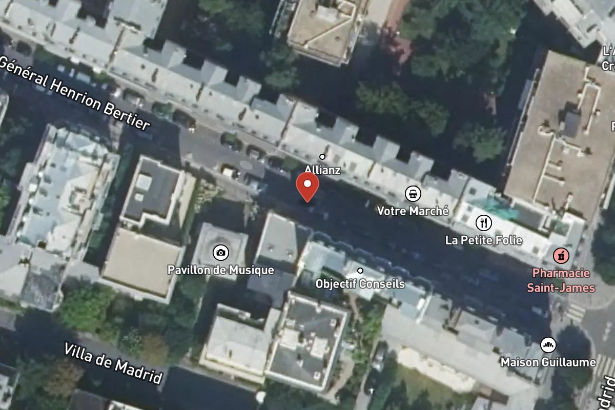 Vue satellite — 12 Avenue de Madrid
