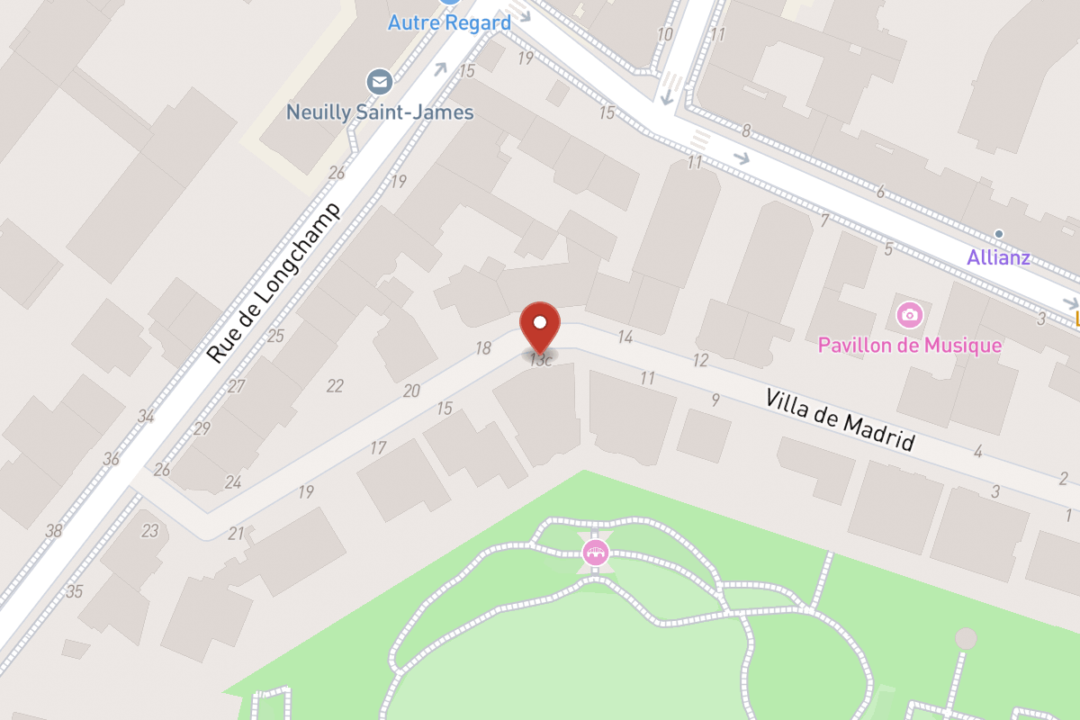 Plan de situation — 13C Avenue de Madrid