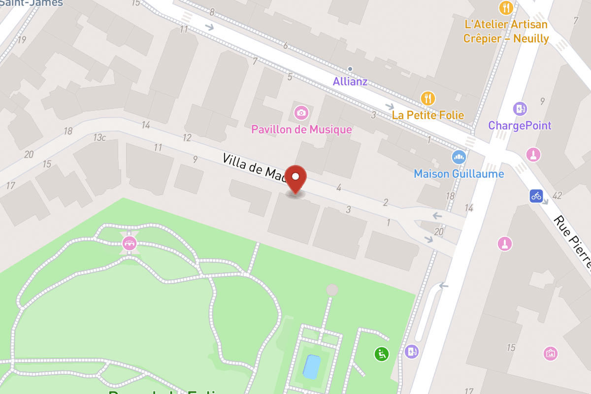 Plan de situation — 13 Avenue de Madrid