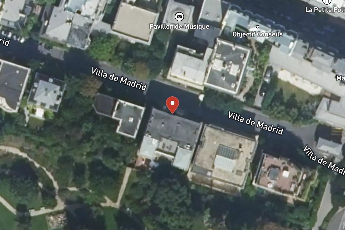Vue satellite — 13 Avenue de Madrid