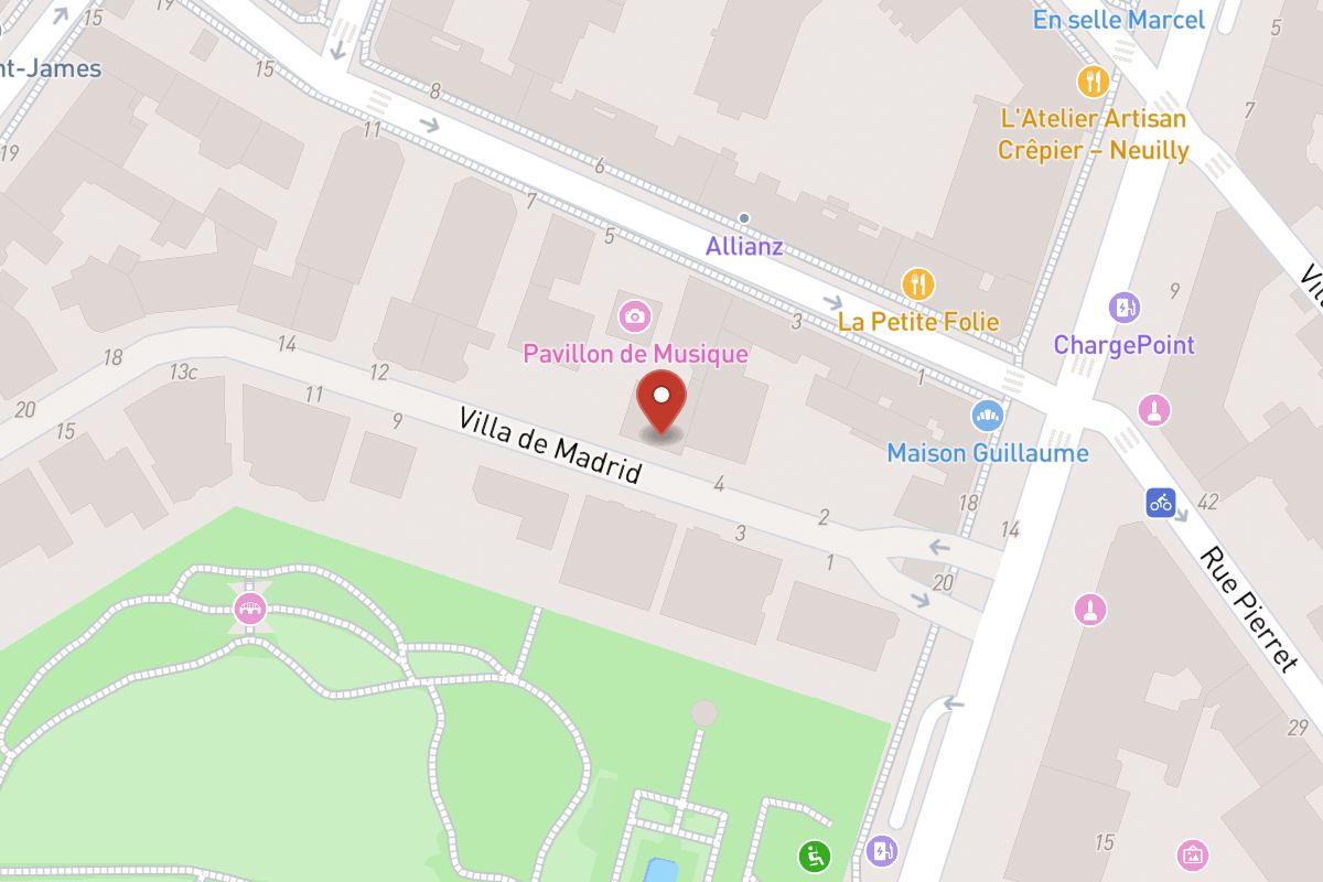 Plan de situation — 14 Avenue de Madrid